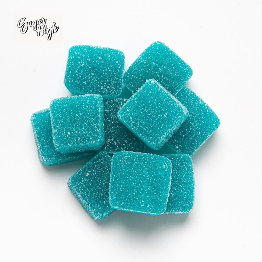 Sugar high gummies -Blue Lychee Slush (Hybrid) - Image 2