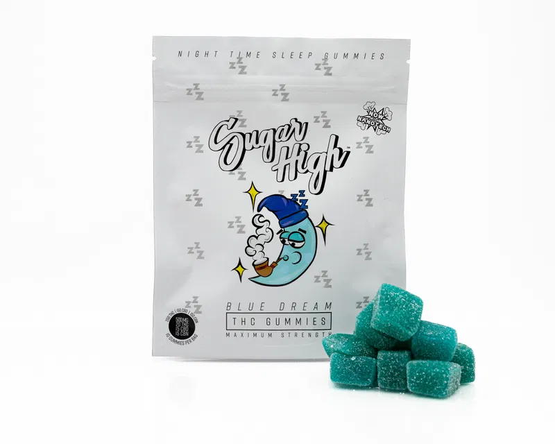 Sugar High Gummies – Blue Dream 500mg (Hybrid)
